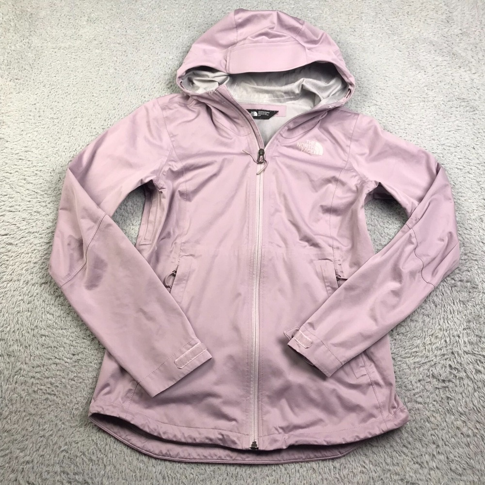 The North Face Jacket Womens S Lilac Purple Hooded Rain Coat